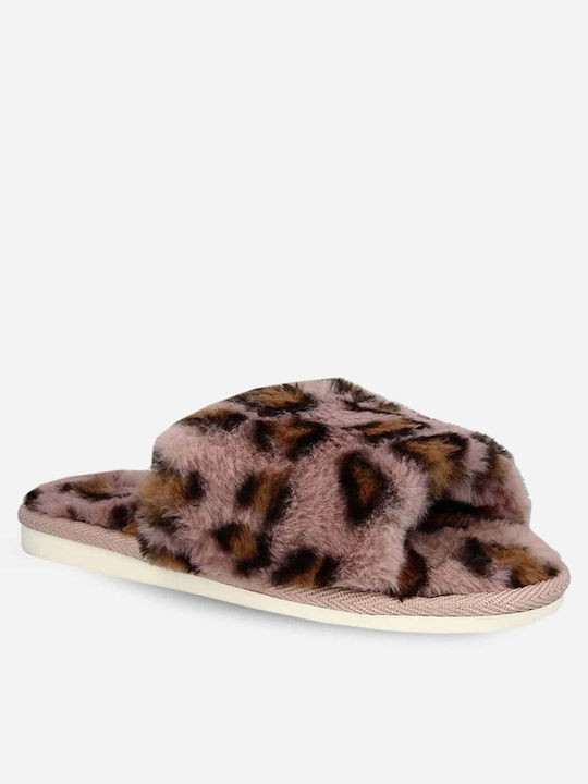 Parex Women's Slipper with Fur In Pink Colour 10126149.PI