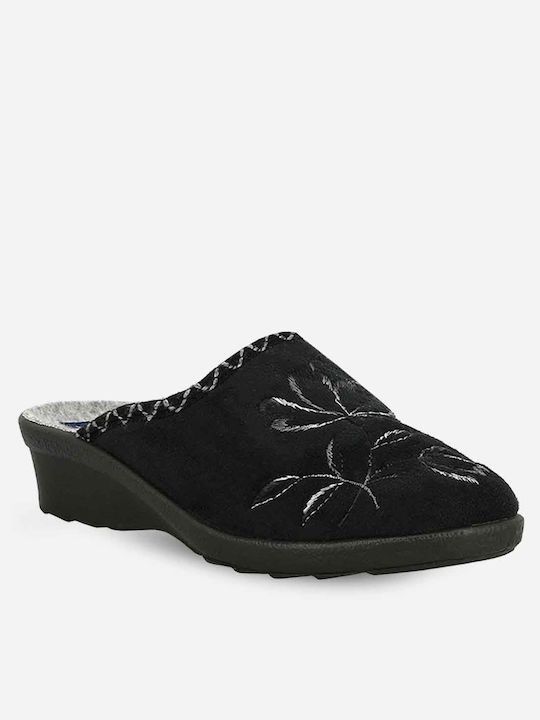 Parex Women's Slipper In Black Colour 10126221.B