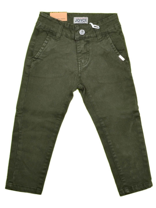 Joyce Boys Fabric Chino Trouser Khaki