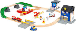 Brio Toys Rescue Team Set mit Zug aus Holz für 3++ Jahre