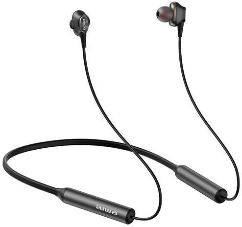 Aiwa ESTBT-450 In-ear Bluetooth Handsfree Căști cu Rezistență la Transpirație Negru