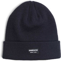 Emerson Beanie Unisex Σκούφος Πλεκτός σε Navy Μπλε χρώμα