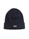 Beanie Unisex Beanie Knitted in Navy Blue color