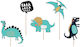 Dinosaur Toothpicks for Party 5 Pieces