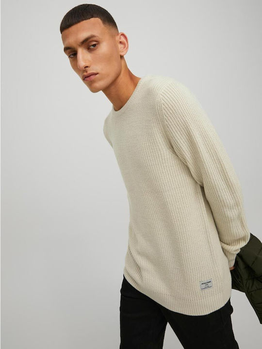 Jack & Jones Men's Long Sleeve Sweater Moonbeam