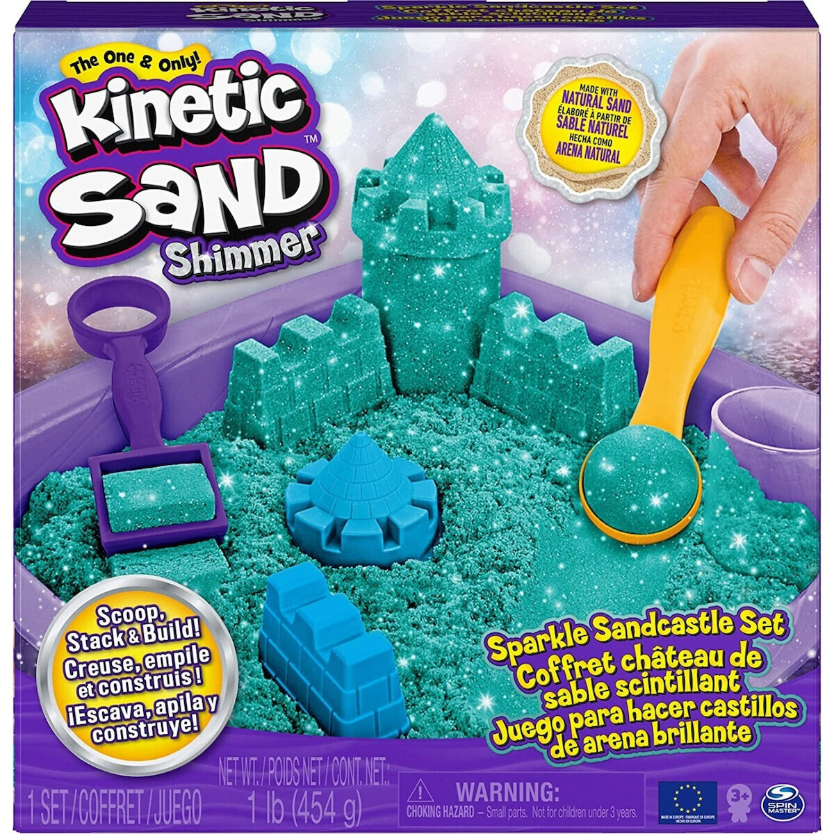 Kinetic Sand Sandbox, set, Spin Master - UNIKASHOP