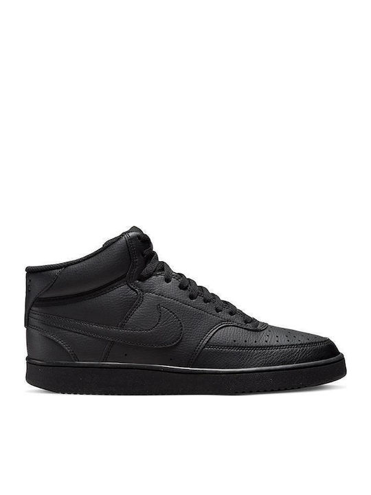 Nike Court Vision Ανδρικά Μποτάκια Μαύρα