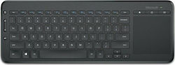 Microsoft All-in-One Media Keyboard Ασύρματο Πληκτρολόγιο με Touchpad Αγγλικό US