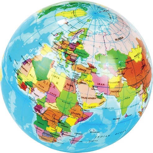 Out of the Blue Bouncing Ball Earth Squishy Μπάλα Αφρώδες Γη Πολύχρωμο
