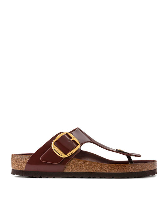 Birkenstock Gizeh Big Buckle Leder Flache Sanda...