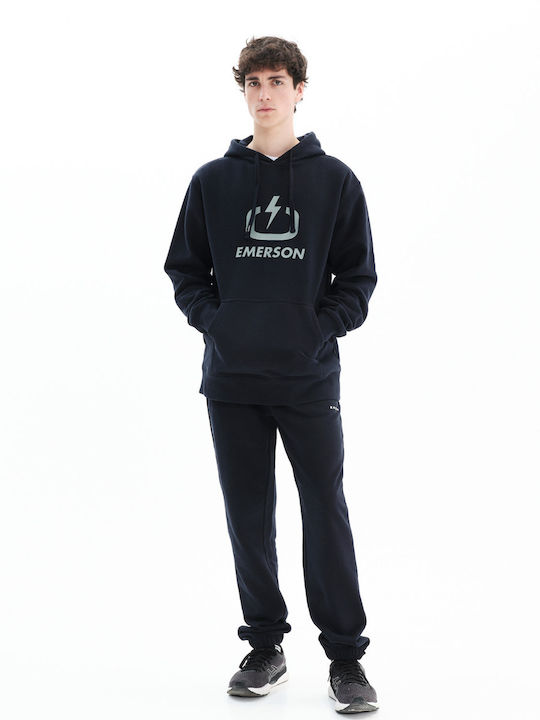 Emerson Sweatpants with Elastic Navy Blue