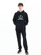 Sweatpants with Elastic Navy Blue