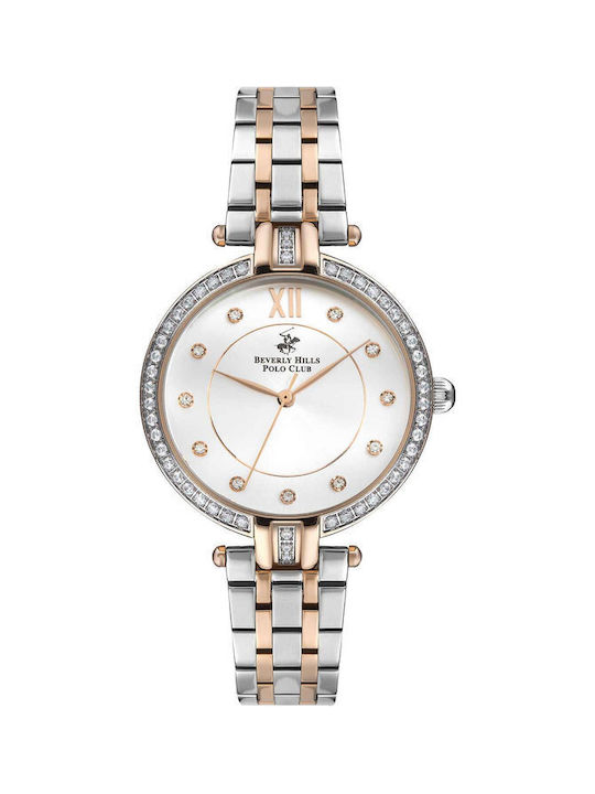 Beverly Hills Polo Club Watch with Metal Bracelet