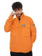Herren Fleecejacke Orange