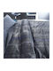 Kentia Maren Velvet Blanket Single 160x240cm Gray