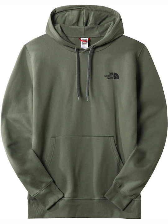 The North Face Simple Dome Ανδρικό Φούτερ με Κουκούλα και Τσέπες Thyme