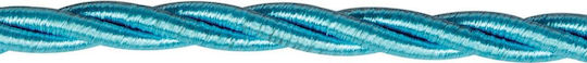 VK Lighting Fabric Cable 3x0.75mm² in Turquoise Color 1m 47143-071654