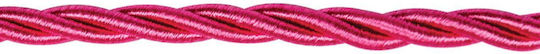 VK Lighting Υφασμάτινο Καλώδιο 2x0.75mm² σε Φούξια Χρώμα 1m 47143-084654