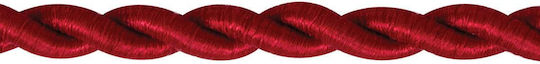 VK Lighting Fabric Cable 3x0.75mm² in Burgundy Color 1m 47143-068654