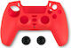 Spartan Gear Silicone PS5 Controller Protective Case Red
