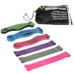 HMS GU04GU06Pro Loop Resistance Bands Set 6pcs Multicolour