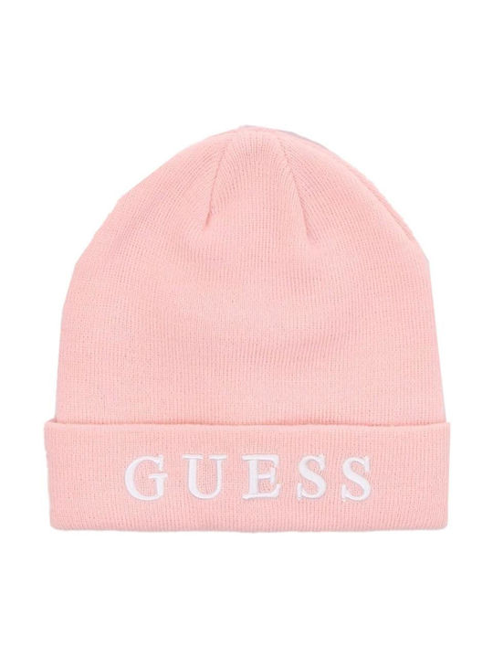 Guess Kids Beanie Knitted Pink