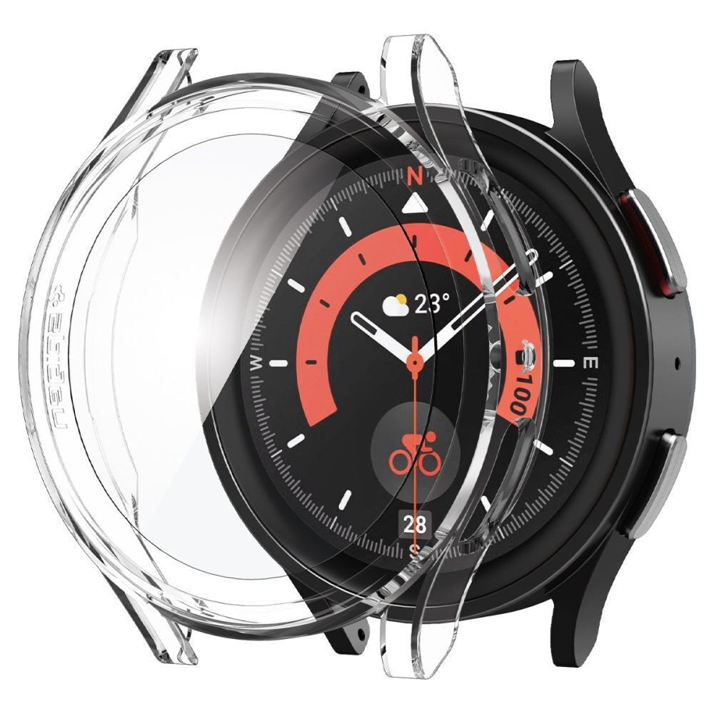 Spigen Thin Fit Glass Πλαστική Θήκη με Τζαμάκι Crystal Clear για το Galaxy Watch5 Pro | Skroutz.gr