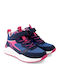 Παιδικά Sneakers High με Σκρατς Μπλε