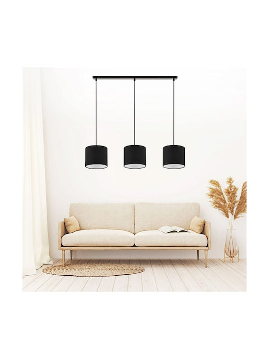Megapap Morris Pendant Light Black Rail with So...