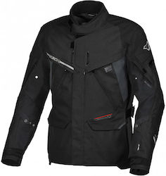 Macna Mundial Bărbați Jachetă de motocicletă 4 Anotimpuri Impermeabil Negru