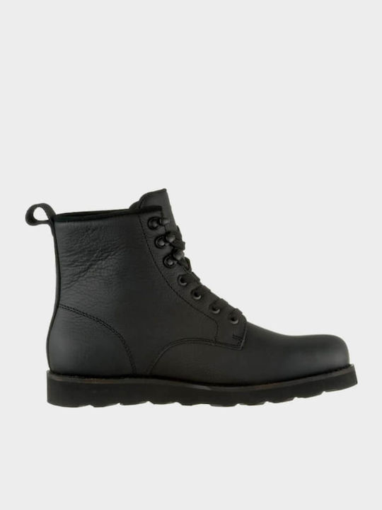 Piele Negru Ghete barbati