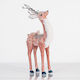 Eurolamp Christmas Fabric Figure Deer Pink Height 29cm