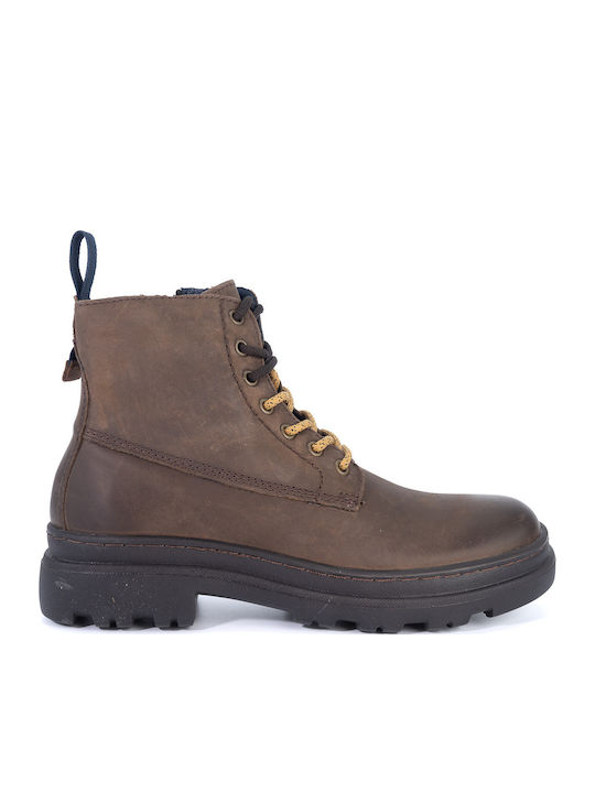 Stoner Leather Brown Boots Anatomical