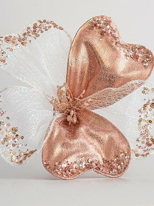 Eurolamp Christmas Fabric Decorative Flower 30cm Hibiscus