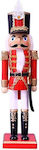 Eurolamp Wooden Christmas Nutcracker 36cm Red