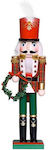 Eurolamp Wooden Christmas Nutcracker 38cm Red