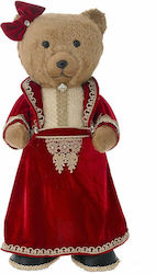 Iliadis Christmas Bear Figure Red 54x26x24cm