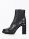 Women's Booties 64N5 Black Leather Frau