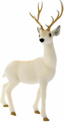 Iliadis Christmas Deer Figure White 56x37x18cm