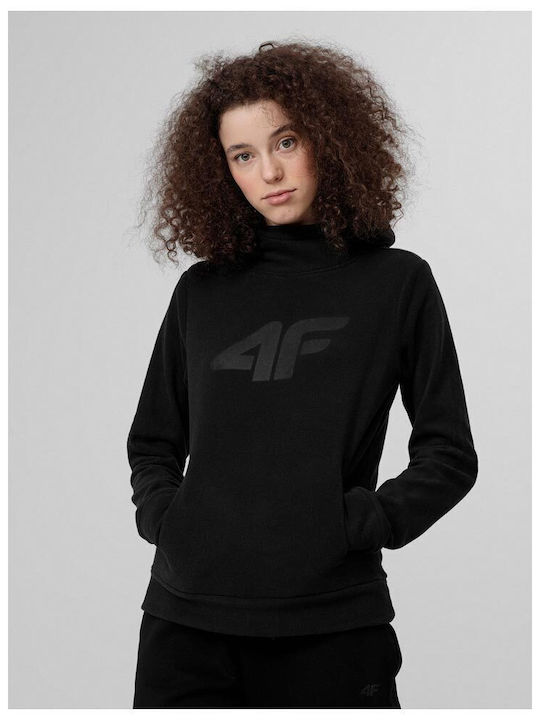 4F Women's Fleece Sweatshirt Black