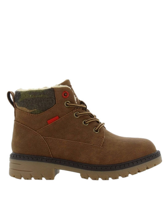 Sprox SX Kids Military Boots with Lace Tabac Brown