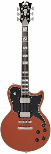 D'Angelico Deluxe Atlantic LE Ηλεκτρική Κιθάρα Single Cut με HH Διάταξη Μαγνητών Rust
