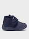 Kinderhausschuhe Stiefel Marineblau
