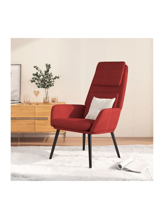Ohrensessel Burgundisch 70x77x98cm