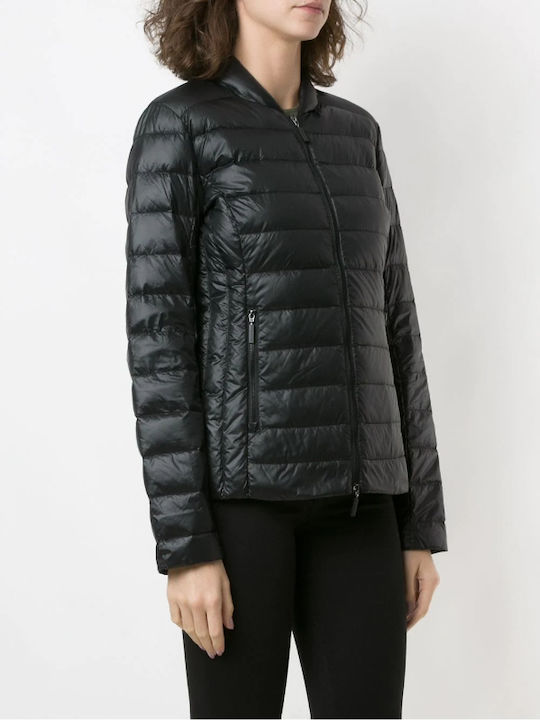 Scurtă Jachetă de femei Puffer Negru