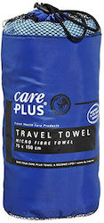 CarePlus Travel Towel Body Microfiber Blue 150x75cm.