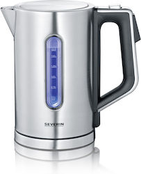 Severin WK 3418 1.7Es mit Leistung 3000W Silber