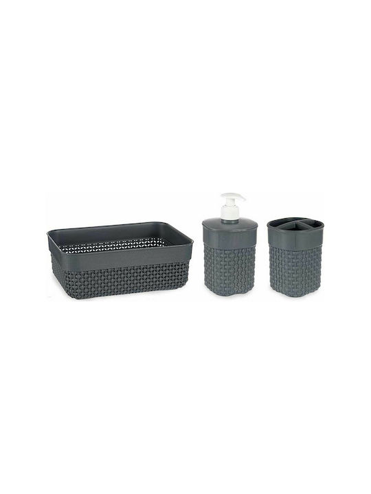 Berilo S3611047 Plastic Bathroom Accessory Set ...