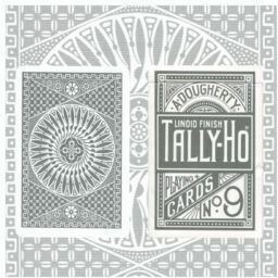 Tally-Ho Circle Back Spielkarten Schwarz