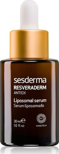 Sesderma Resveraderm Feuchtigkeitsspendend & Anti-Aging Serum Gesicht mit Retinol für Entgiftung & Straffung 30ml